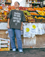 Load image into Gallery viewer, Olvidate de todo (SHADOW Oversized Boxy Tee)