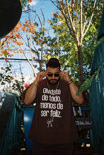 Load image into Gallery viewer, Olvidate de todo (BROWN Oversized Boxy Tee)
