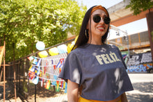 Load image into Gallery viewer, FELIZ Tee (CROPPED TOP)

