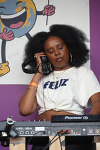 Load image into Gallery viewer, FELIZ Tee (CROPPED TOP)
