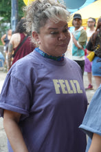 Load image into Gallery viewer, FELIZ Tee PURPLE
