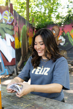 Load image into Gallery viewer, FELIZ Tee NAVY
